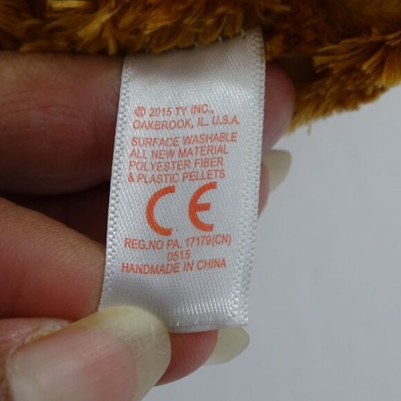 2015 Ty Beanie Boo Barley Dog Stuffed Animal Plush Soft Toy 5.5 inch Hang Tags - Picture 7 of 12